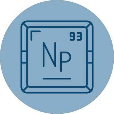 Periyodik tablo simgesinin Neptunyum kimyasal elementi