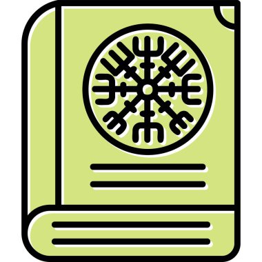 kitap simgesi, vektör illüstrasyonu basit tasarım