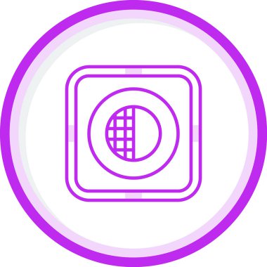 Karşıtlık ağ ikonu vektör illüstrasyonu