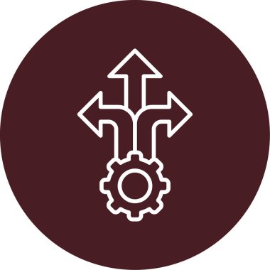 Esneklik. Web simgesi basit illüstrasyon