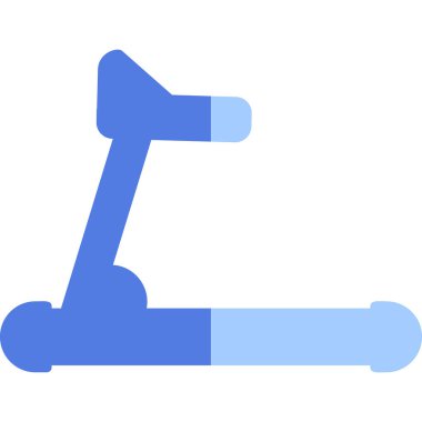 koşu bandı web simgesi, vektör çizim 