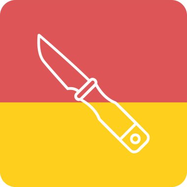 bıçak simgesi vektör illüstrasyonu