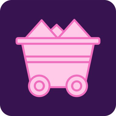 cart web simgesi basit illüstrasyon 