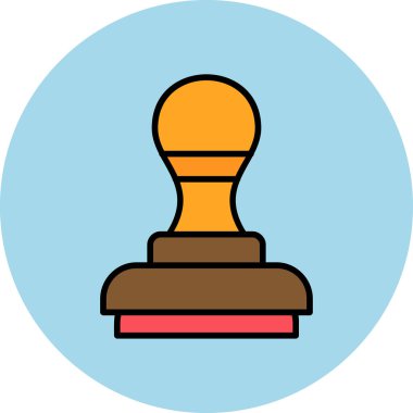 pul simgesi, vektör illüstrasyonu basit tasarım