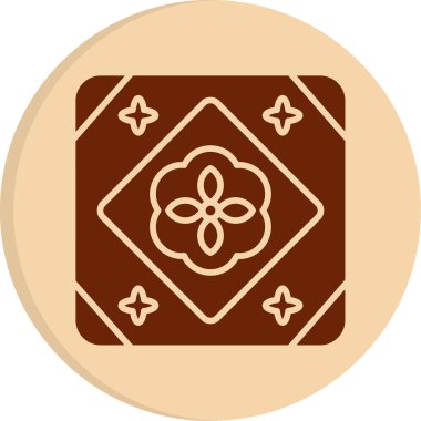 Döşeme. Web simgesi basit illüstrasyon