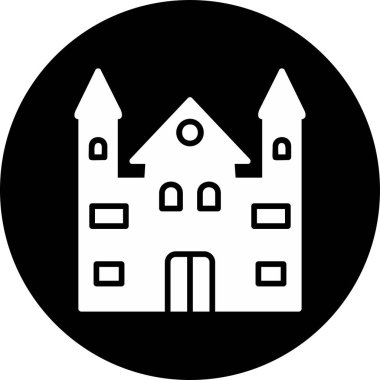 Castle vektör resimleme tasarımı