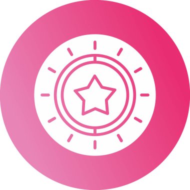 yıldız web simgesi basit illüstrasyon 