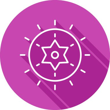 yıldız web simgesi basit illüstrasyon 