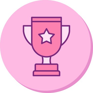 Kupa kupası. simge vektör illüstrasyonu