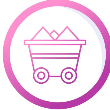 cart web simgesi basit illüstrasyon 