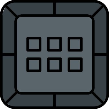 Uygulama simgesi, vektör illüstrasyonu basit tasarım