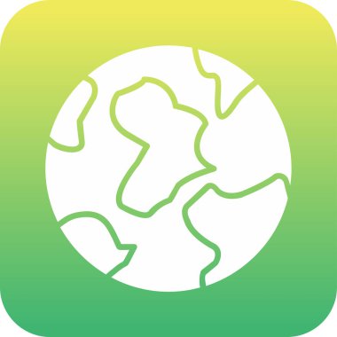 Toprak. Web simgesi vektör illüstrasyonu 