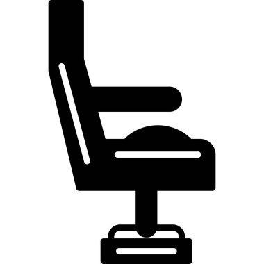 modada izole edilmiş arka planda koltuk simgesi 