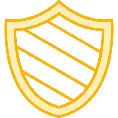 kalkan simgesi web basit illüstrasyon