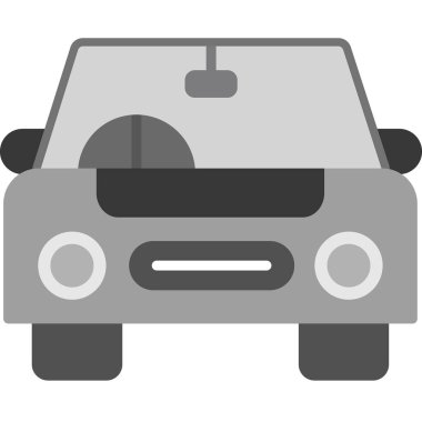 araba web simgesi basit illüstrasyon 