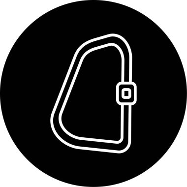 Karabinalı ağ simgesi vektör çizimi