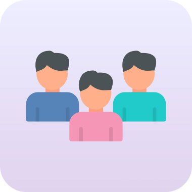 vector illustration of Group people icon 
