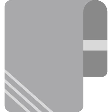 Havlu ağ simgesi, vektör illüstrasyonu 