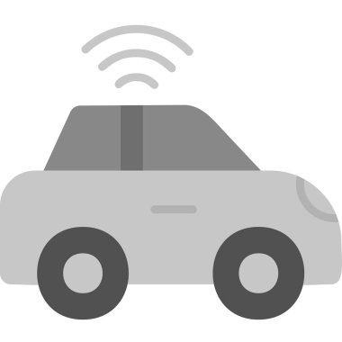 araba web simgesi basit illüstrasyon 