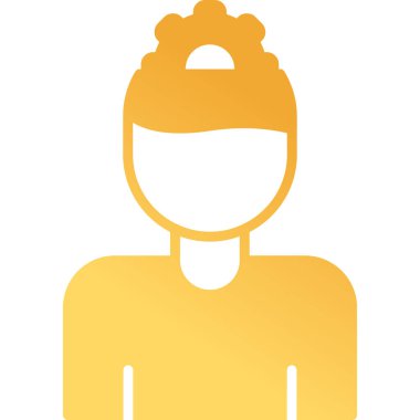 Düşünüyorum. Web simgesi basit illüstrasyon           