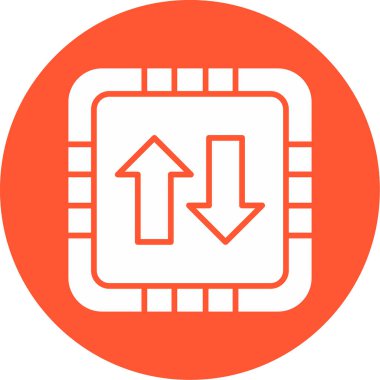 Vardiya düğmesi. Web simgesi basit illüstrasyon 