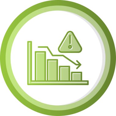 Kriz web simgesi vektör illüstrasyonu