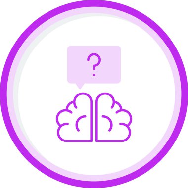 Quiz web simgesi, vektör illüstrasyonu