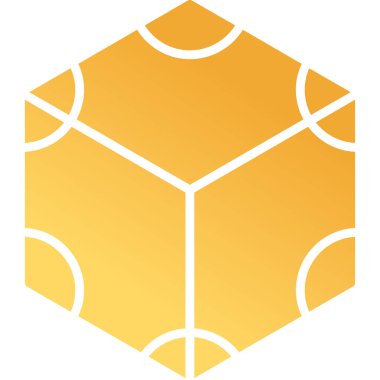 trapezyum prizma simgesi, vektör illüstrasyonu