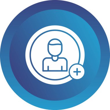 kullanıcı simgesi, vektör illüstrasyonu ekle 