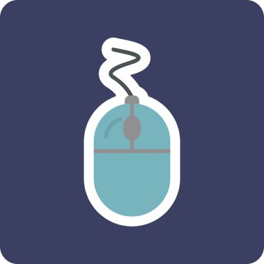 Fare tıklama simgesi. Basit resimleme