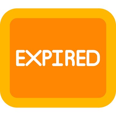 Tarihi geçmiş pul simgesi, vektör illüstrasyonu.                