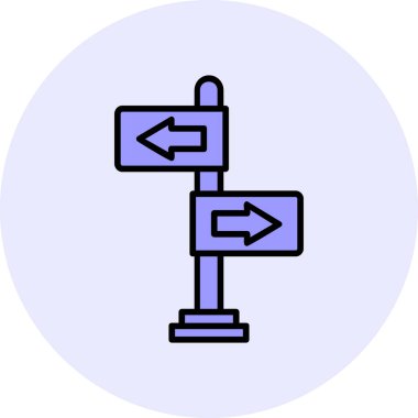 yönler web simgesi basit tasarım 