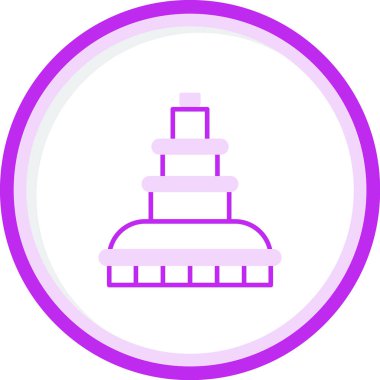 Çeşme. Web simgesi basit illüstrasyon