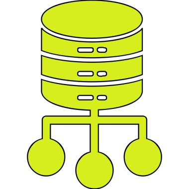 ağ web simgesi, vektör çizim 