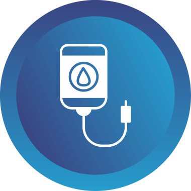 Modern Diyaliz simgesinin vektör çizimi          