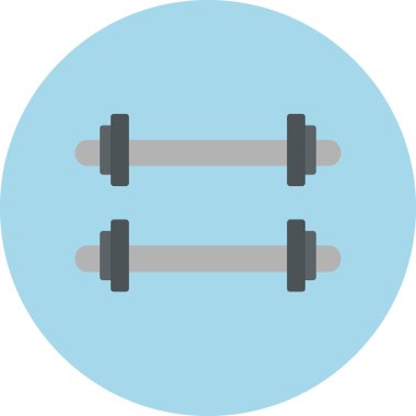 Ağırlıklandırılmış çubuk simgesi web basit illüstrasyon