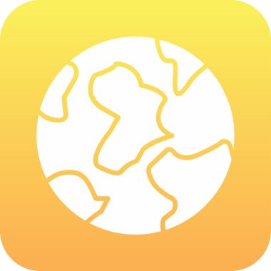 Toprak. Web simgesi vektör illüstrasyonu 