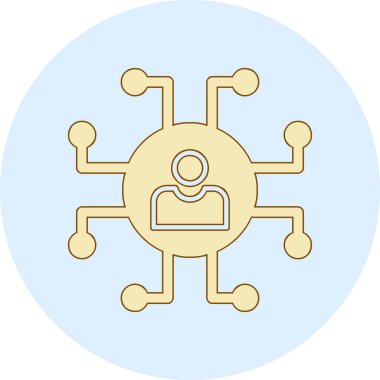 ağ web simgesi, vektör çizim 