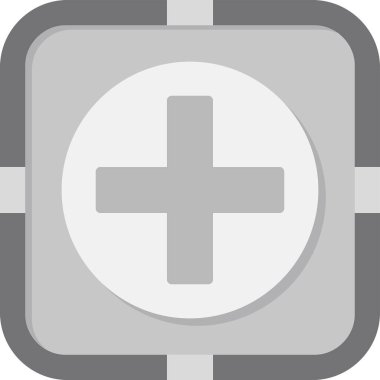 + işaretinin web basit illüstrasyonu