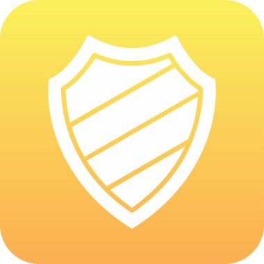 kalkan simgesi web basit illüstrasyon