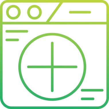 Sekme web simgesi vektör illüstrasyonu