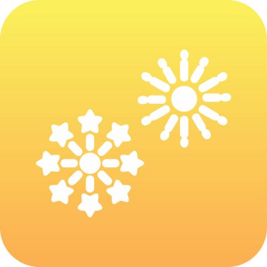 Vektör illüstrasyonu, simge Havai fişek ögesi 