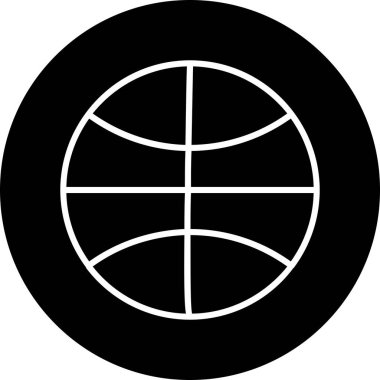 Futbol topu web simgesi, vektör çizim 