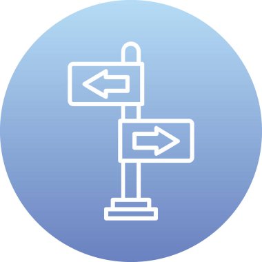 yönler web simgesi basit tasarım 