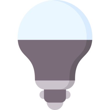 ampul simgesi, vektör illüstrasyonu