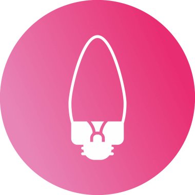 mum ışığı ikonu, vektör illüstrasyonu 