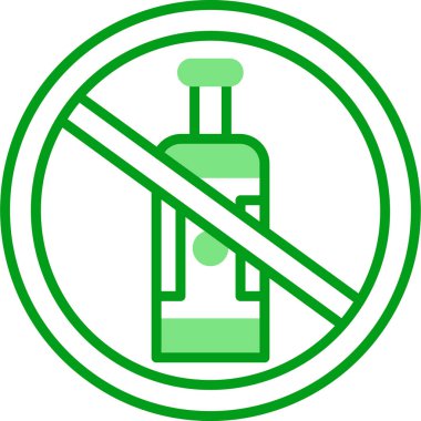 Alkol işareti simgesi çizimi yok