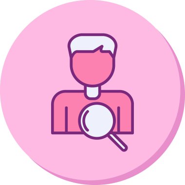 Seçim Süreci Web simgesi vektör illüstrasyonu