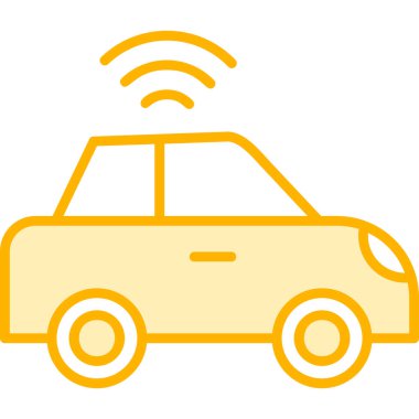 araba web simgesi basit illüstrasyon 