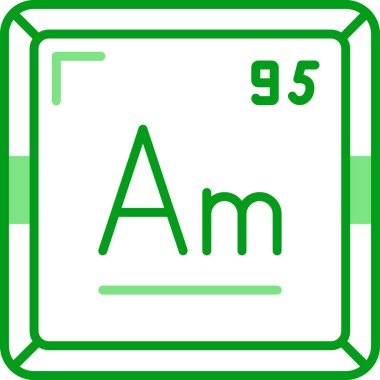 Amerikan ikonu. Doğrusal Biçim Tasarımı. Vektör illüstrasyonu 